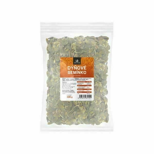 Allnature Dýňové semínko loupané 500g porovnat ceny