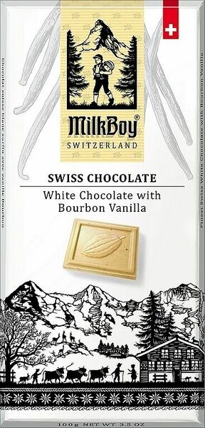 MILKBOY SWISS Bílá čokoláda Bourbon Vanilla 100g porovnat ceny