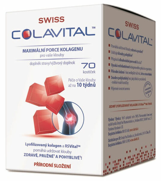 SWISS Colavital 70 kostiček porovnat ceny