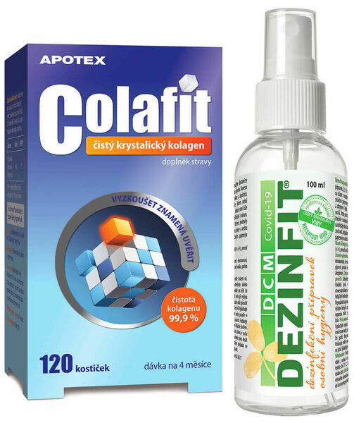 COLAFIT 120 kostiček + dezinfekce 100ml porovnat ceny