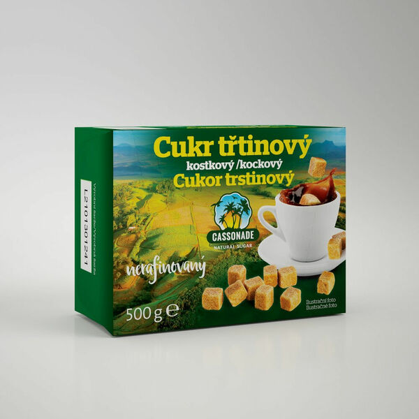 KÁVOVINY Třtinový cukr kostky 500 g porovnat ceny