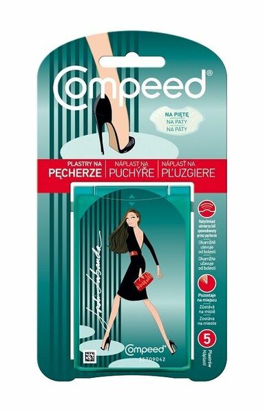 COMPEED Náplast na puchýře na paty 5 ks porovnat ceny