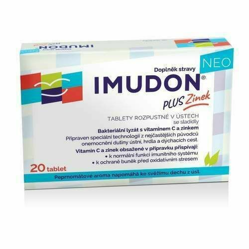 IMUDON NEO +Zinek tbl.20 rozp.v ústech se sladidly porovnat ceny