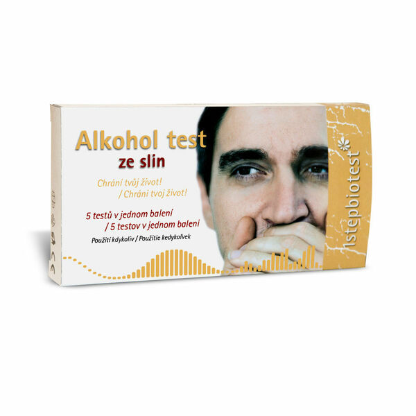 1STEPBIOTEST Alkohol test ze slin 5 kusů porovnat ceny