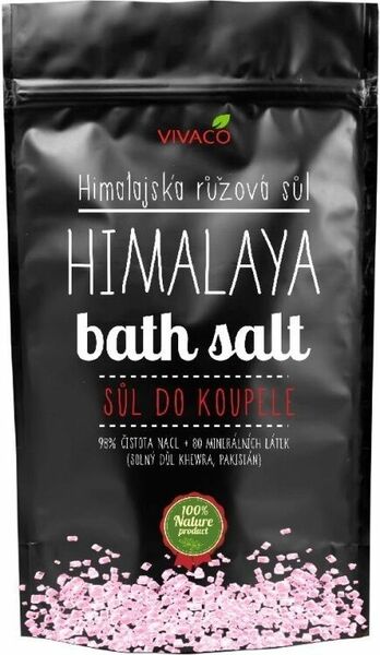 VIVACO Himalájská sůl do koupele růžová 200g porovnat ceny