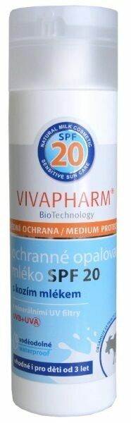 VIVAPHARM Ochranné opalovací mléko SPF20 200ml porovnat ceny