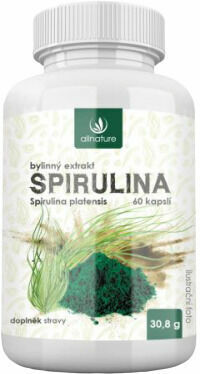 Allnature Spirulina bylinný extrakt 60kapslí porovnat ceny