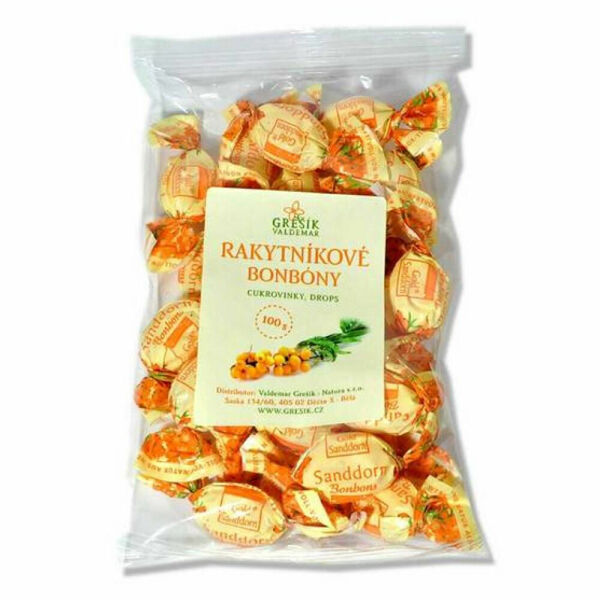 Grešík Rakytníkové bonbóny 100g porovnat ceny