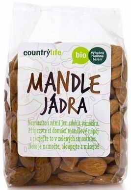 Country Life Mandle BIO 250g porovnat ceny