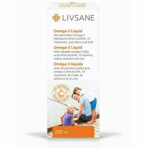 LIVSANE tekutý Omega 3 s vitamíny a minerály 200ml porovnat ceny