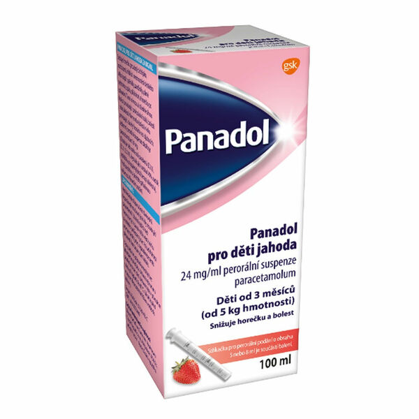 PANADOL Pro děti Jahoda 24 mg 100 ml porovnat ceny