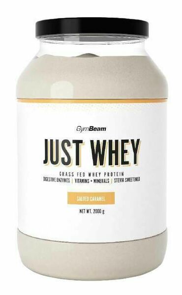 GymBeam Just Whey 2000g slaný karamel porovnat ceny