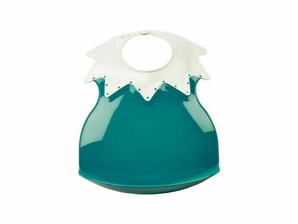 Thermobaby  Plastový bryndák s límcem, Deep Peacock 1ks porovnat ceny