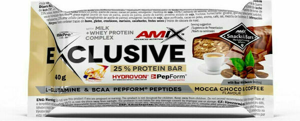 AMIX Exclusive Protein Bar, Mocca-Choco-Coffee, 40g porovnat ceny