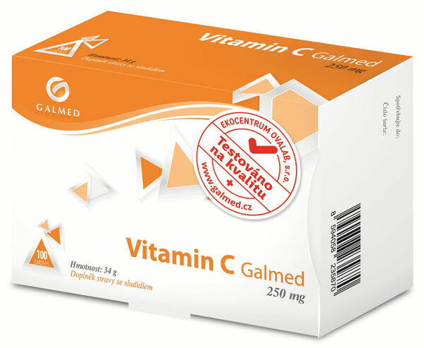 Galmed Vitamin C 250mg 100 tablet porovnat ceny