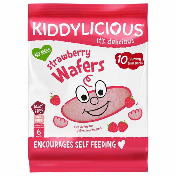 Kiddylicious Oplatky jahodové maxi 40g porovnat ceny