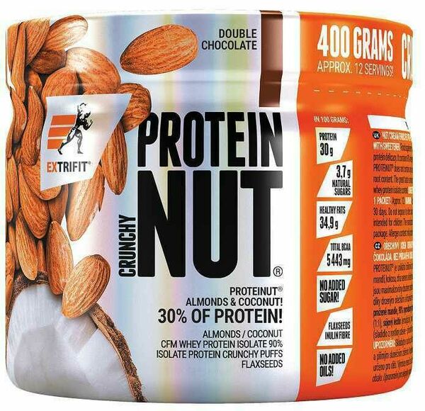 Extrifit Proteinut Crunchy 400g dvojitá čokoláda porovnat ceny