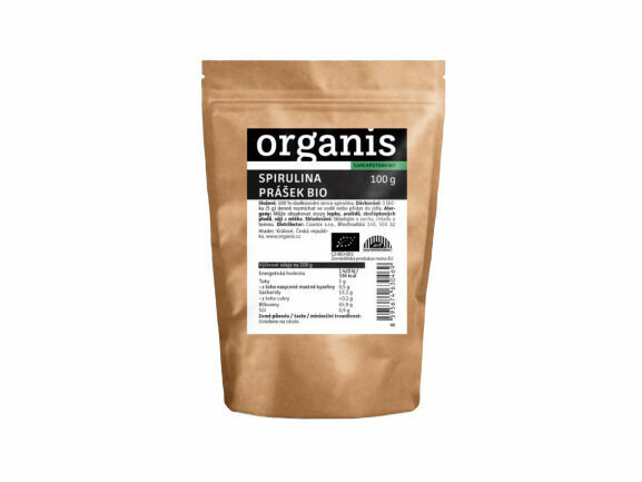 Organis Spirulina prášek BIO 100g porovnat ceny