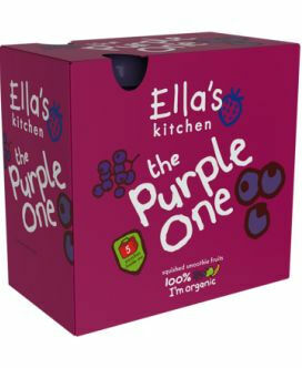 Ellas Kitchen BIO Ovocné pyré Purple One Borůvka kapsička 5x90 g porovnat ceny