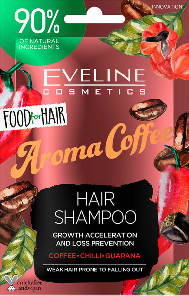 Eveline Cosmetics  Eveline FOOD FOR HAIR – Šampon na vlasy Coffee 20ml porovnat ceny