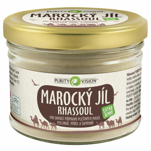Purity Vision Rhassoul-Marocký jíl 450g porovnat ceny