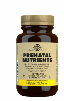 Solgar Prenatal – Multivitamín pro těhotné a kojící ženy 120tbl porovnat ceny