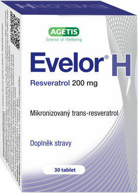 Evelor H Resveratrol 30 tablet porovnat ceny
