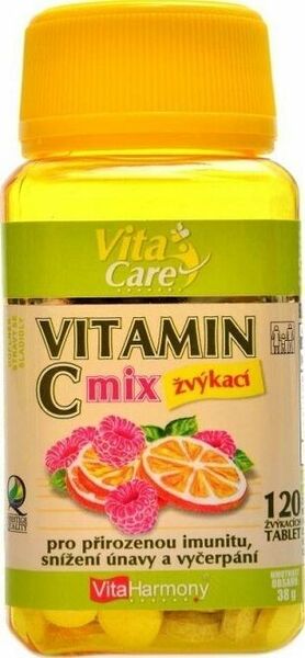 VitaHarmony Vitamin C 100mg MIX 120 žvýkacích tablet porovnat ceny