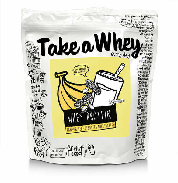 Take a Whey Protein 907g banán-arašídové máslo mléčný shake porovnat ceny