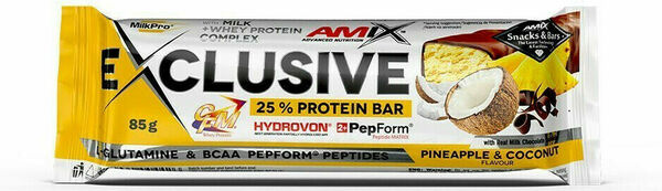 AMIX Exclusive Protein Bar, Ananas-kokos, 85g porovnat ceny