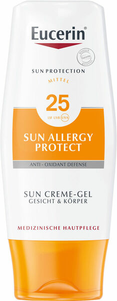 EUCERIN SUN Gel proti sluneční alergii SPF25 150ml porovnat ceny