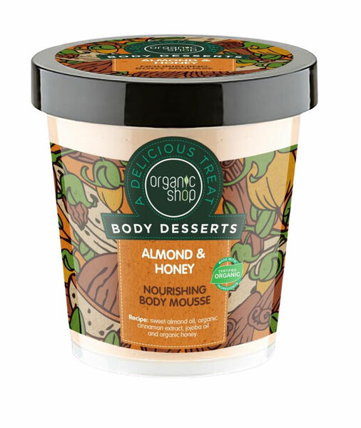 Organic Shop Mandle & Med Výživná tělová pěna porovnat ceny
