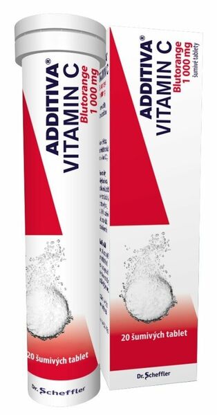 Additiva Vitamin C 1000mg Blutorange 20 šumivých tablet porovnat ceny