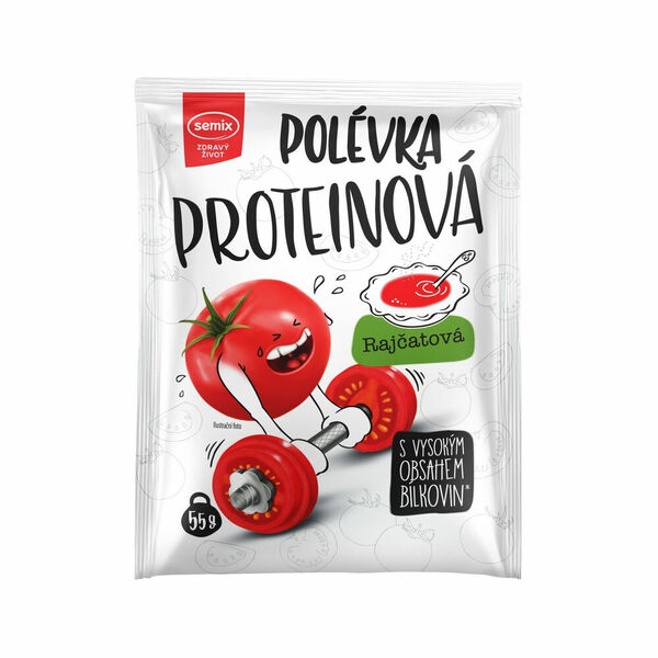 SEMIX Proteinová polévka s rajčaty 55 g porovnat ceny