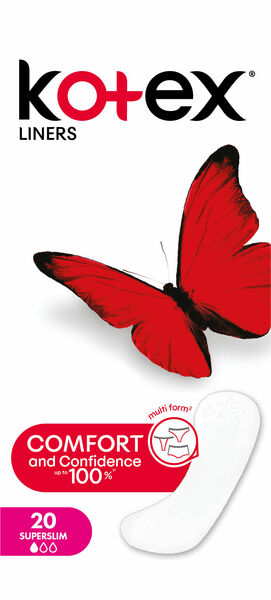 Kotex Liners SuperSlim 20 ks porovnat ceny
