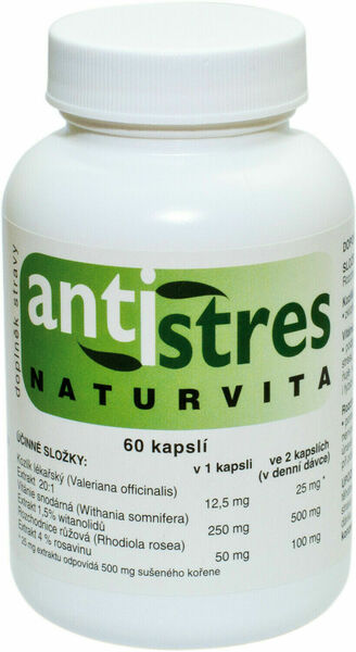 Naturvita Antistres 60 kapslí porovnat ceny