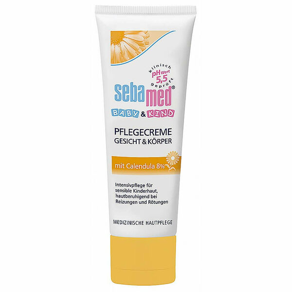 SEBAMED Baby Dětský Ochranný krém na obličej a tělo s měsíčkem 75 ml porovnat ceny