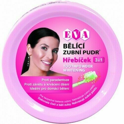EVA Bělící zubní pudr-hřebíček 3ks porovnat ceny