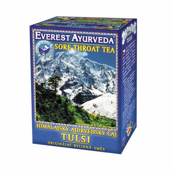 EVEREST AYURVEDA Tulsi Respirační systém & krční oblast 100 g sypaného čaje porovnat ceny