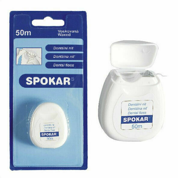 SPOKAR Dentální nit voskovaná 50m porovnat ceny