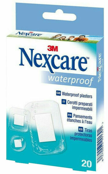 3M Nexcare Voděodolná náplast různé velikosti 20ks porovnat ceny