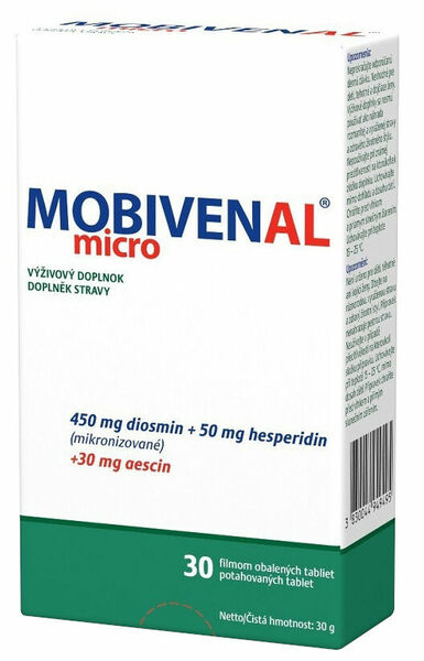 Mobivenal micro 30 tablet porovnat ceny