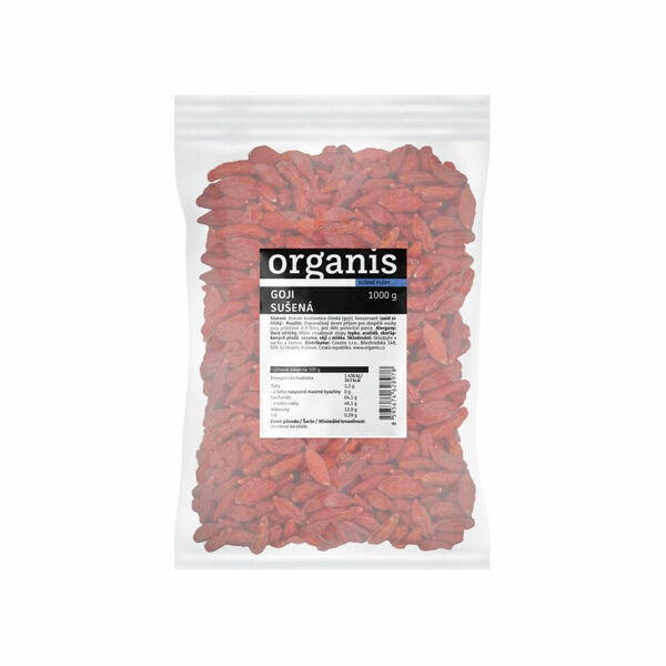 ORGANIS Goji sušené plody 1000 g porovnat ceny