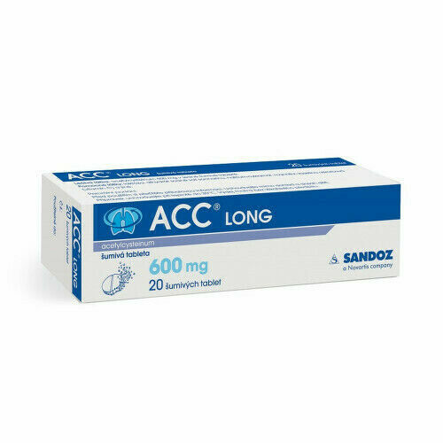 ACC LONG 600MG šumivé tablety 20 porovnat ceny