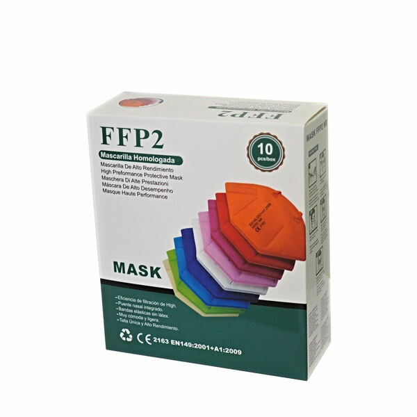 YWSH FFP2 Respirátor 10 ks Mix barev porovnat ceny