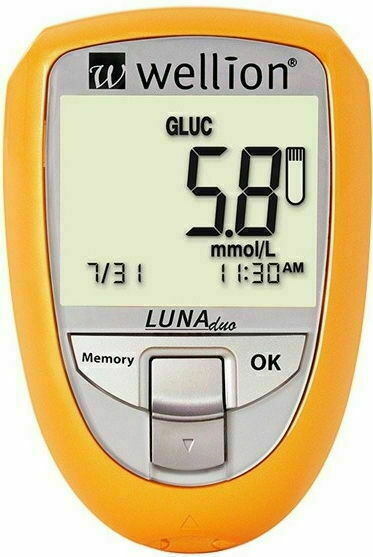 Glukometr Wellion LUNA DUO set žlutý porovnat ceny