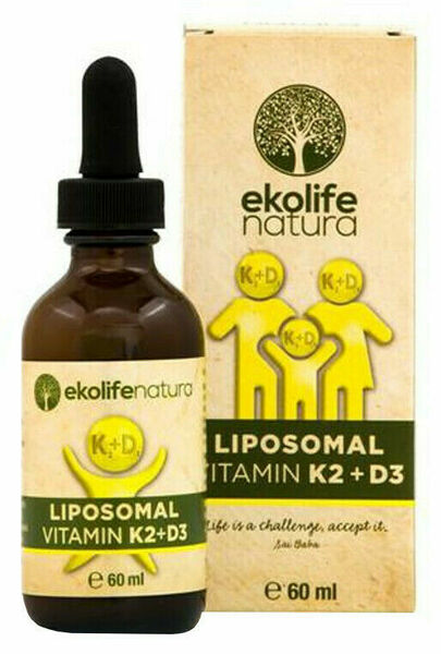 Ekolife Natura Liposomal Vitamin K2 + D3 60ml porovnat ceny
