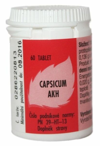 AKH Capsicum 60 tablet porovnat ceny