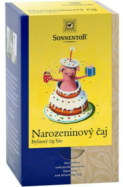 Sonnentor  Bio Narozeninový čaj 27 g dvoukomorový porovnat ceny