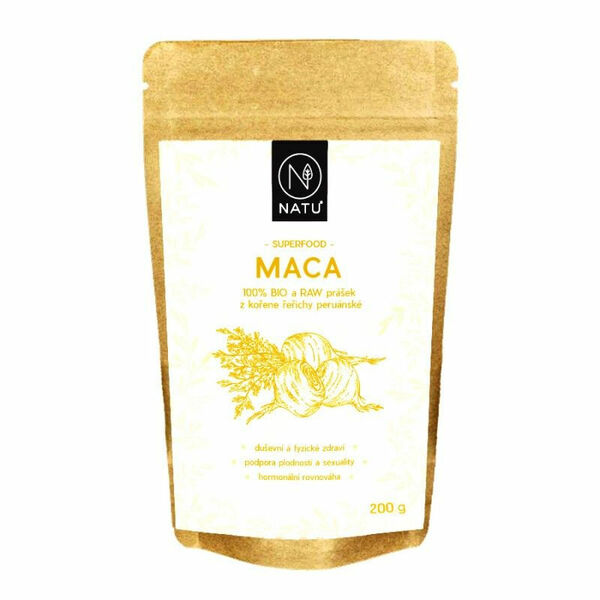 NATU Maca žlutá BIO prášek 200 g porovnat ceny